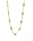 Quatrefoil 18k Royal Gold Chain