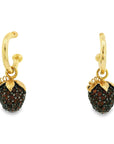 Strawberry Garnet Earring Charms