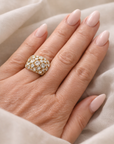 The Brady Ring (14k Yellow Gold and Diamonds)