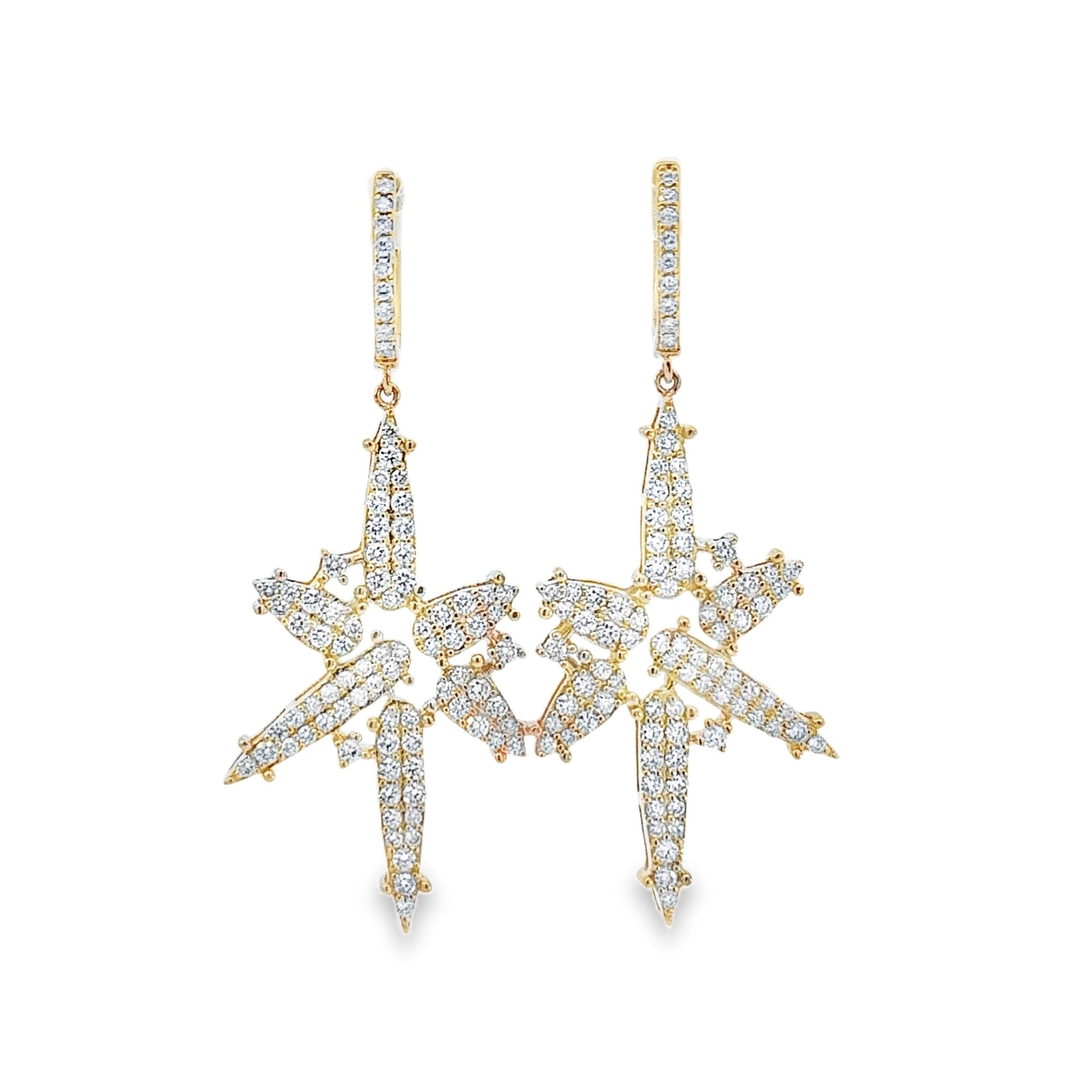 Diamond Burst Earrings