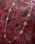 Quatrefoil 18k Royal Gold Chain