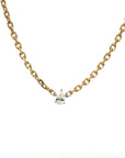 Diamond Marquise Solitaire Necklace