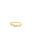 East to West Pear Cut Diamond Eternity Ring