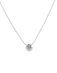 Diamond Bezel Solitare Necklace