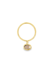 18k Yellow Gold and Sapphire Charm Stacking Ring No. 1