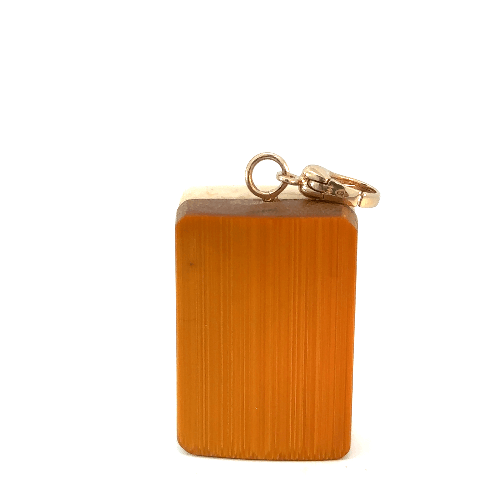 Customizable Antique Wooden Mahjong Tile Pendant Charm