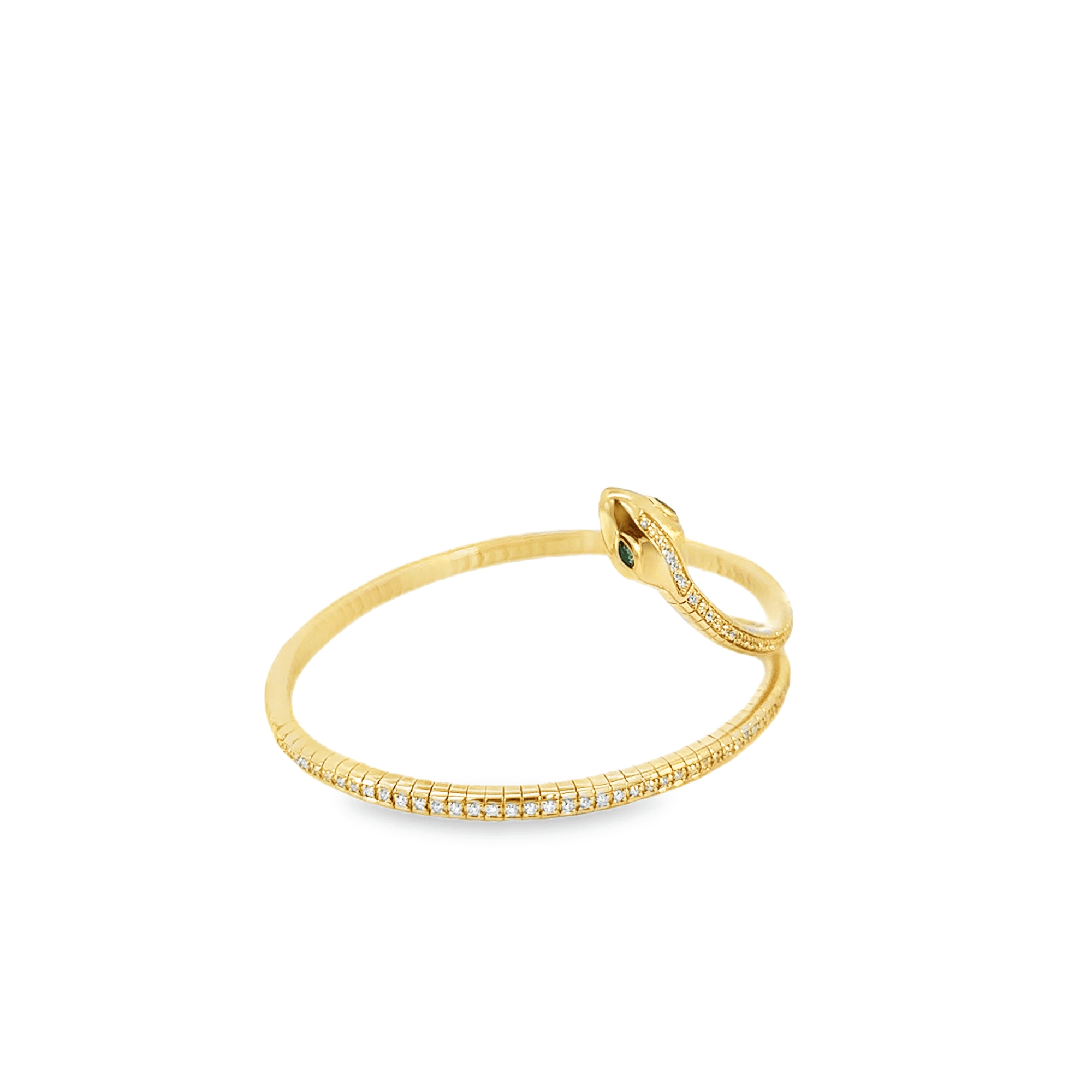 Snake Open Wrap Bracelet