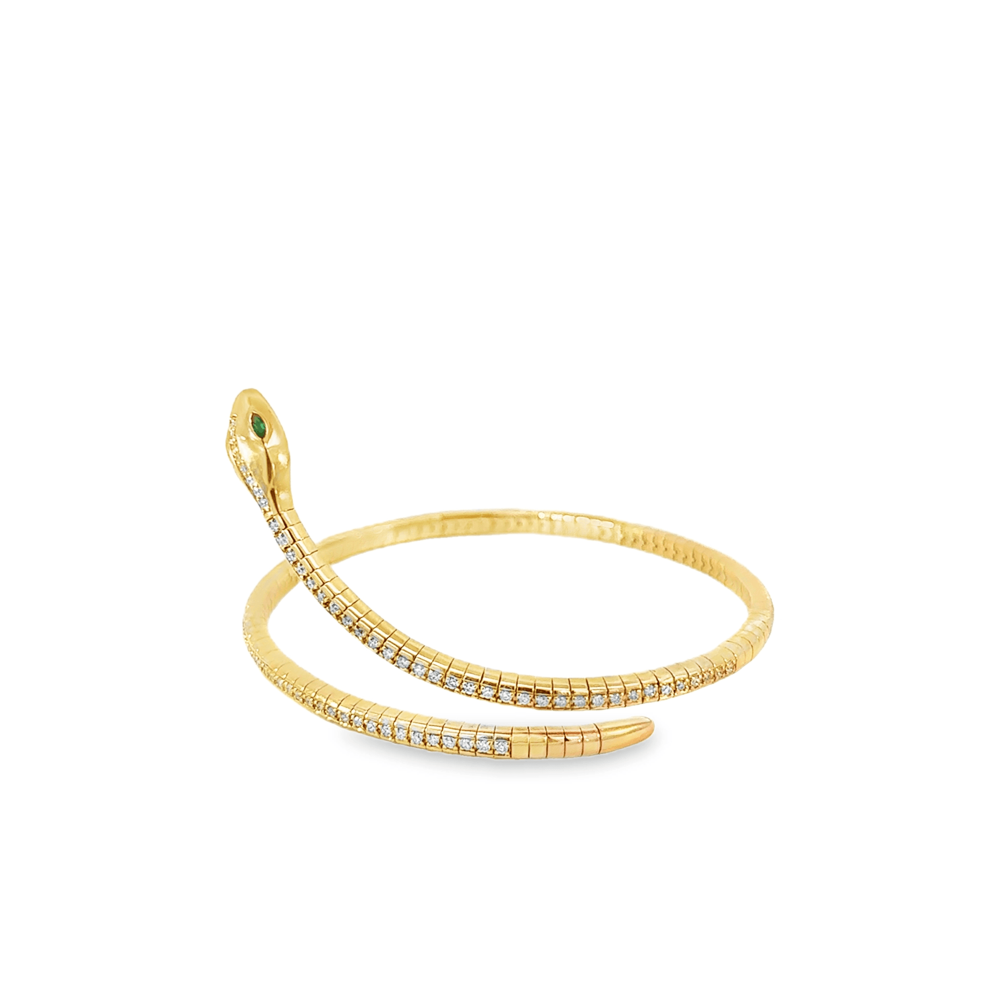 Snake Open Wrap Bracelet