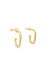 Twisted Twig Oval Hoop Earrings