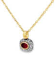 Ruby and Diamond Manhattan Pendant
