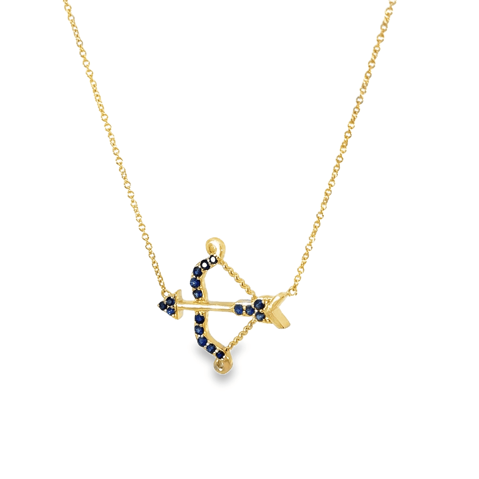 Sapphire Arrow Necklace