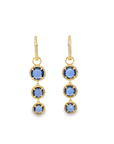Ceylon Sapphire Triple Drop Earring Charms