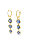 Ceylon Sapphire Triple Drop Earring Charms