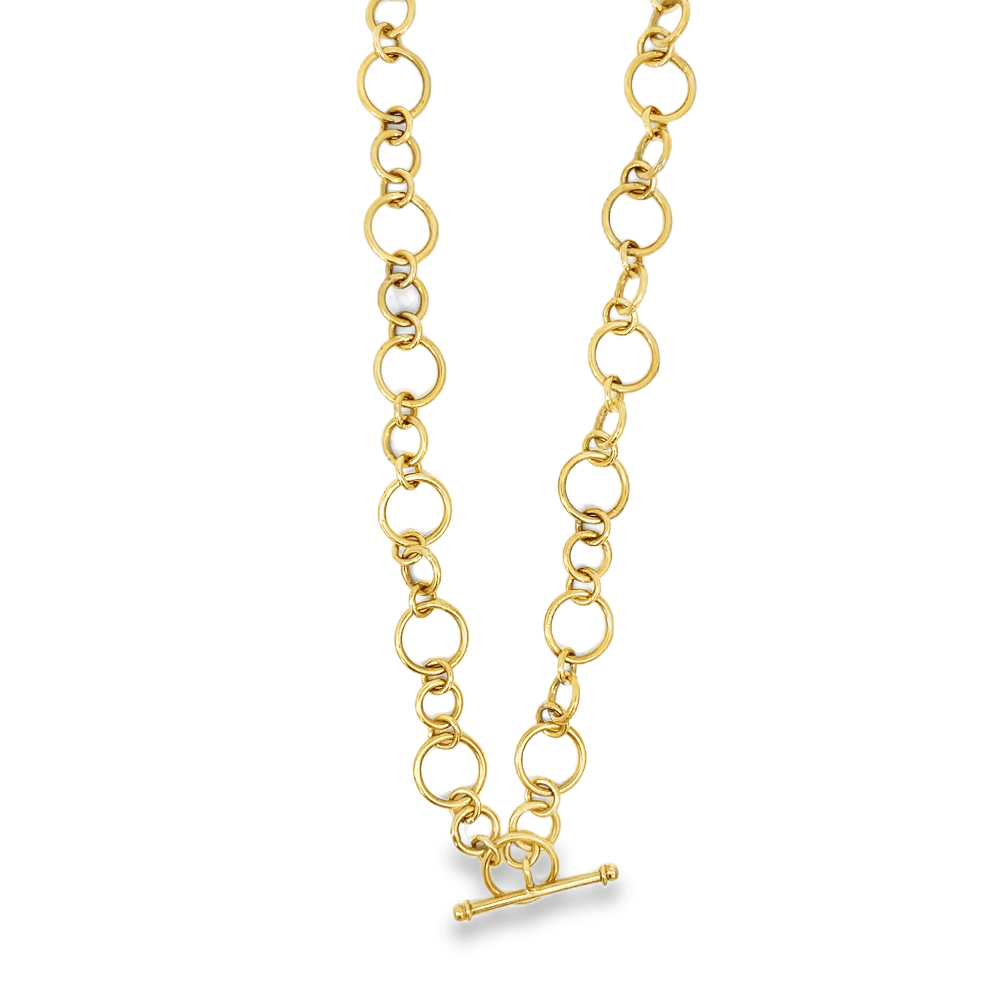 Royal Gold Mixed-Link Chain with Toggle
