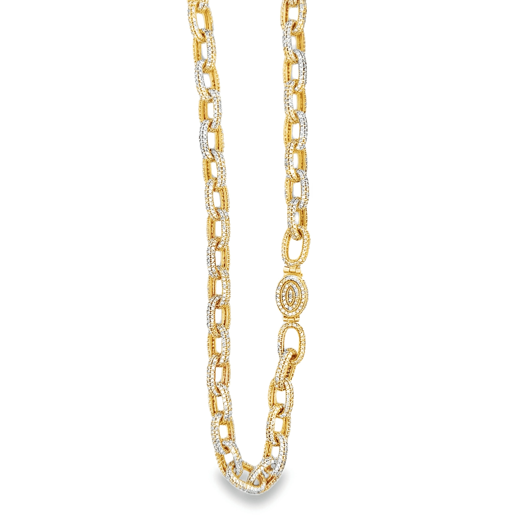 Full Cut Diamond Chain Necklace
