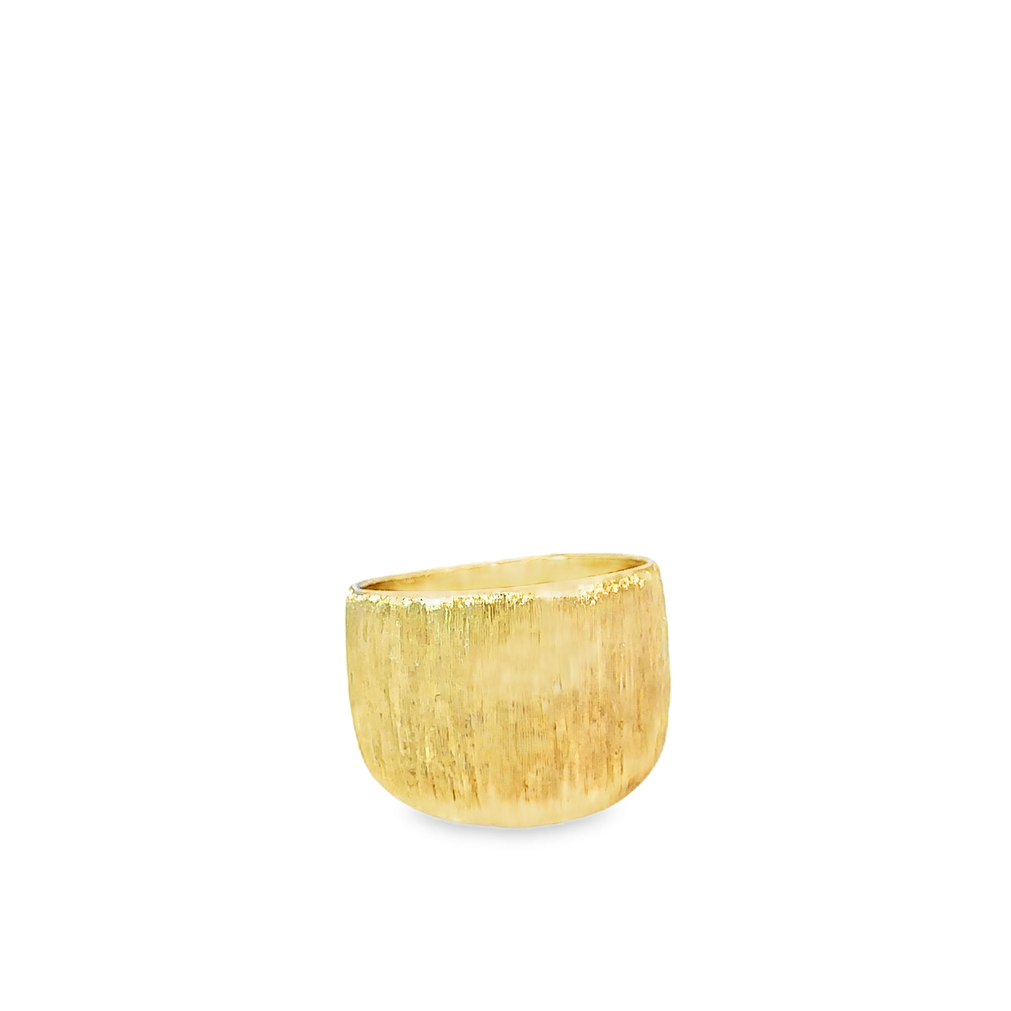Florentine Wide Tapered Ring