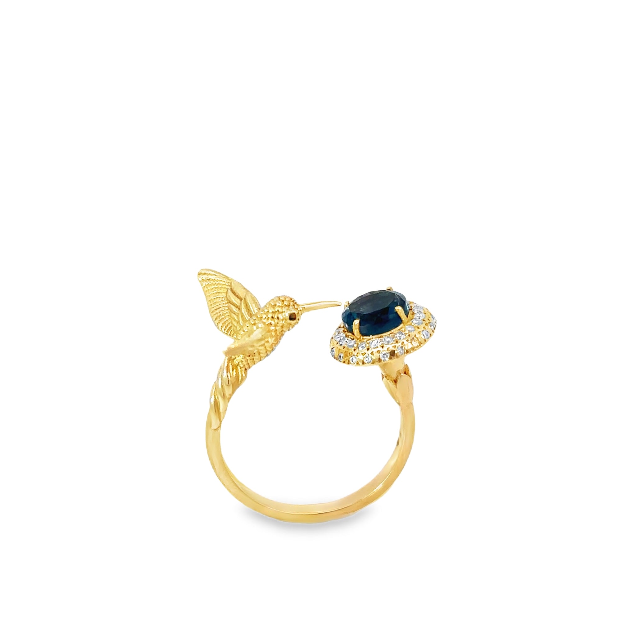 Hummingbird and Bird Bath Ring
