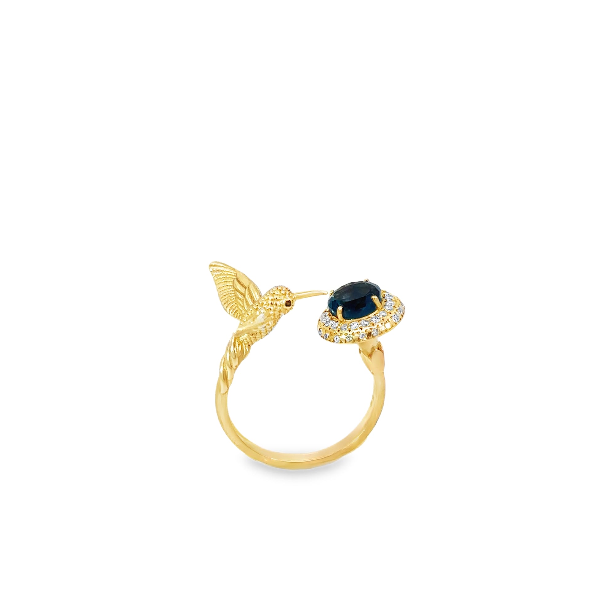 Hummingbird and Bird Bath Ring