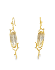 Citrine Fois Bois Earrings