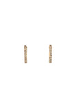 Pave Diamond Huggie Hoop Earrings