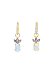 Blue Topaz and Tanzanite Earring Charms
