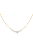 The Lauren Necklace (14k Yellow and White Gold and Diamond)