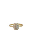 The Bam Bam Ring (14k Yellow Gold and Diamond)