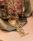 Royal Gold Mixed-Link Chain with Toggle