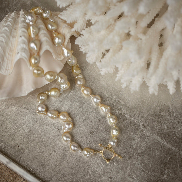 Baroque Golden South Sea Pearls
