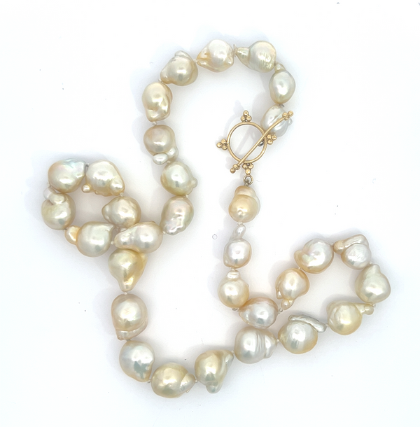 Baroque Golden South Sea Pearls