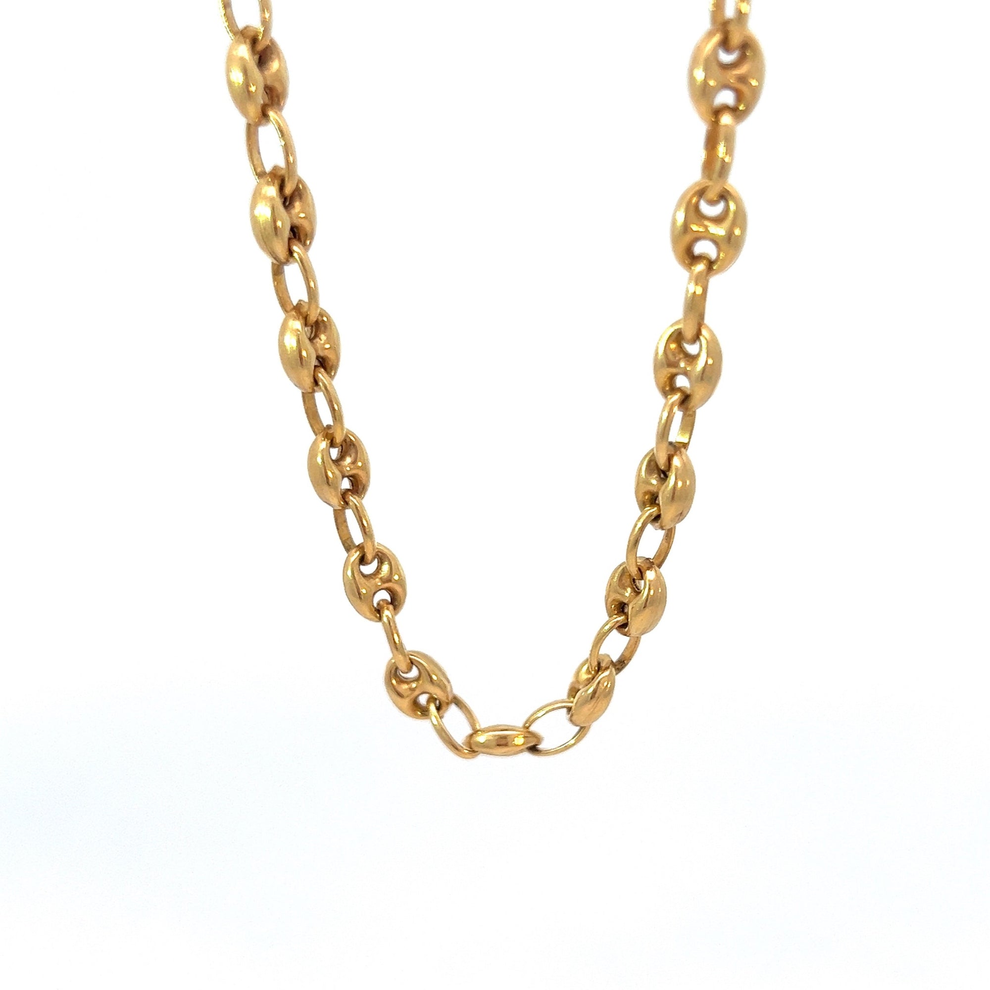 Puffed Mariner Chain Necklace