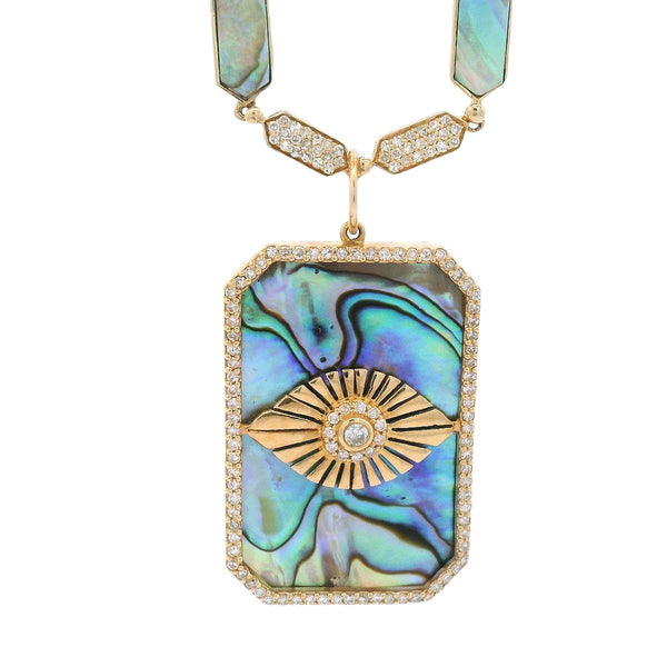 Abalone Intuitive Eye Pendant