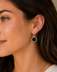 The Millie Earring Charms (18k Yellow Gold, Sapphires, Roman coins)