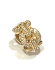 Pave Diamond Chain Slide Pendant