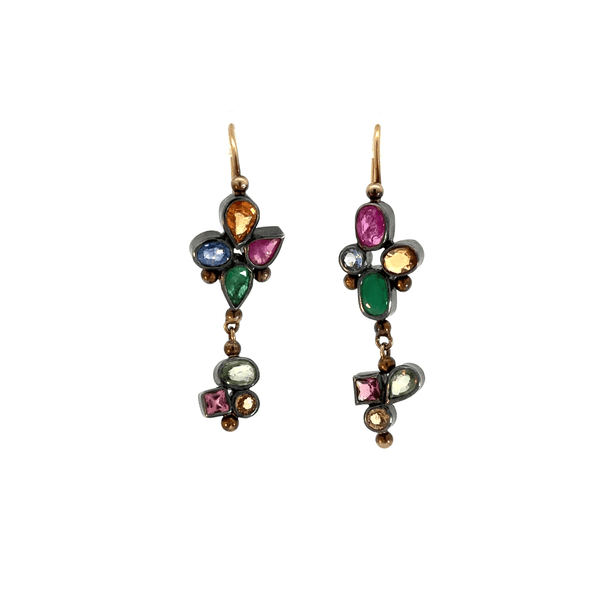 Mosaic Gemstone Earrings