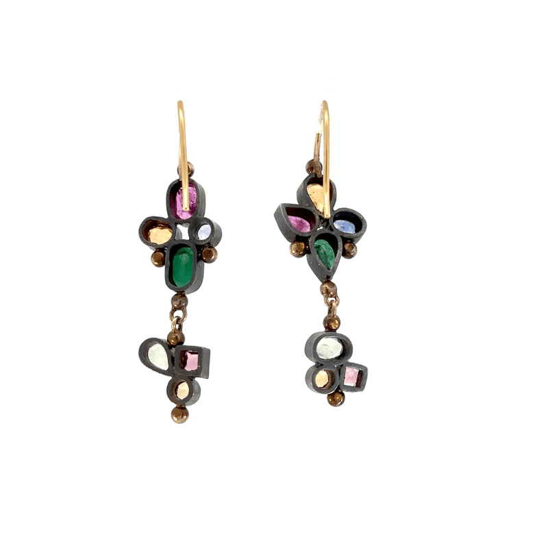 Mosaic Gemstone Earrings