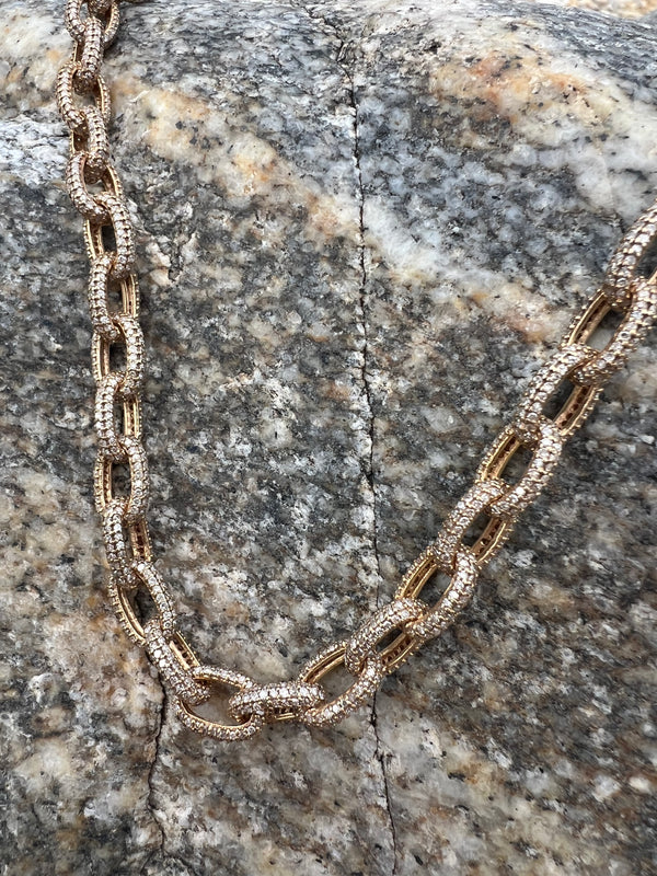 Full Cut Diamond Chain Necklace