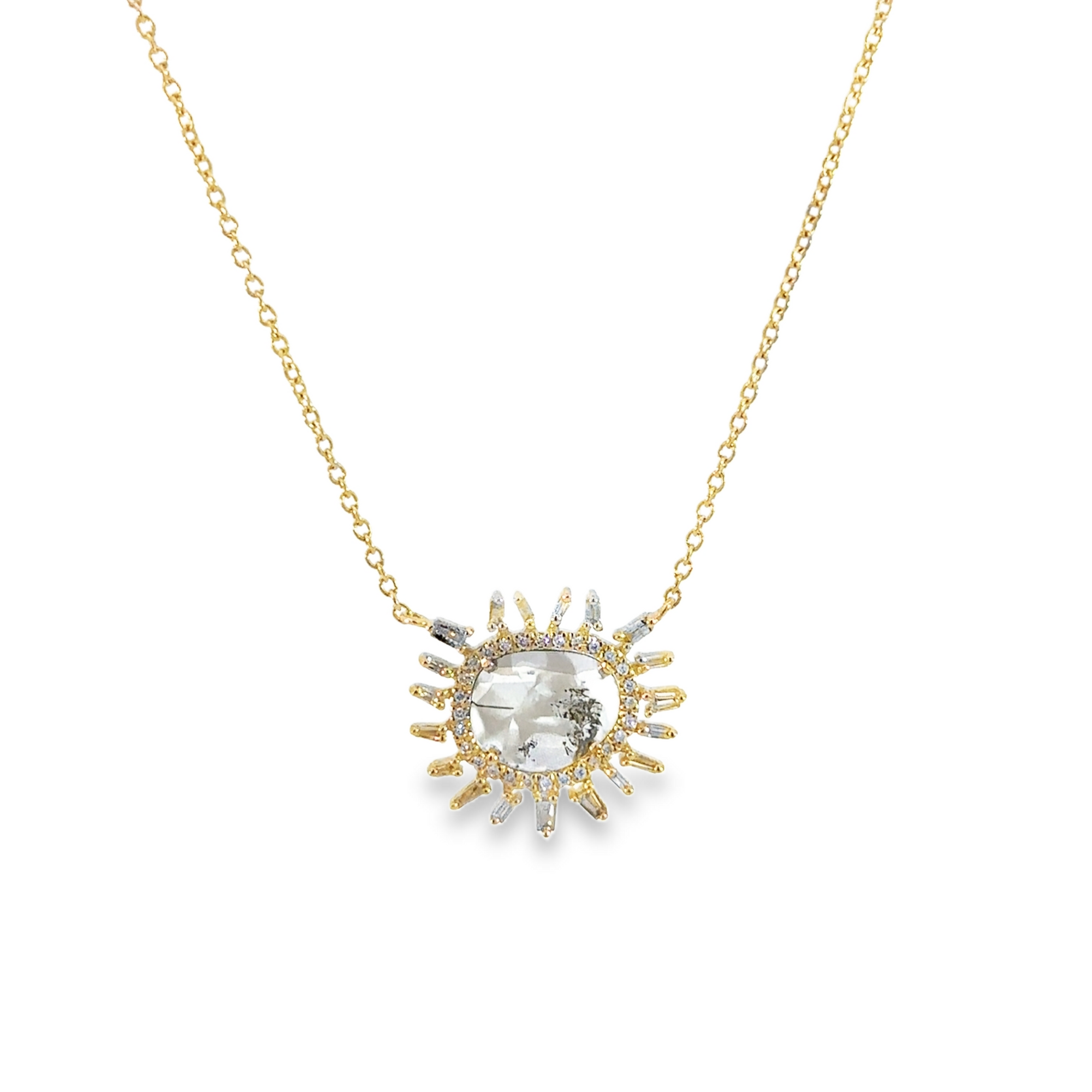 Slice of Sunshine Diamond Necklace