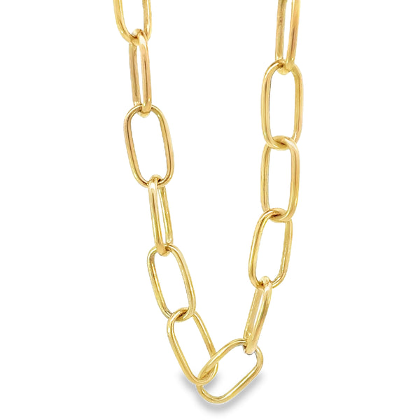 Oval Link Chain Necklace