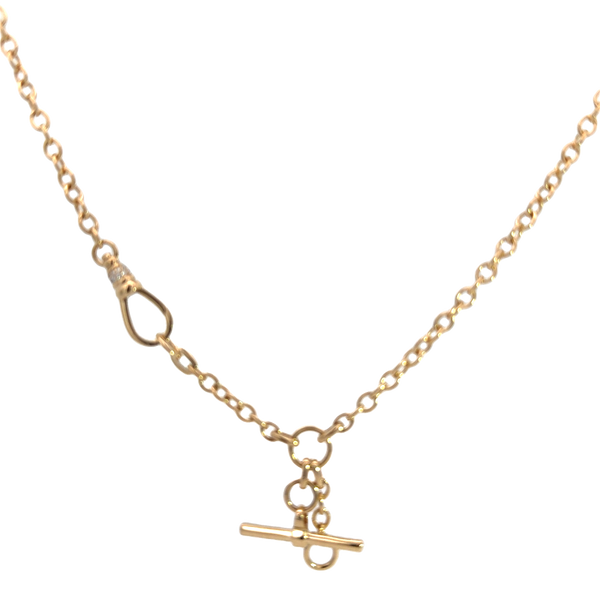 Gold Toggle Clasp Necklace