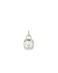 Cushion Cut Green Amethyst Pendant