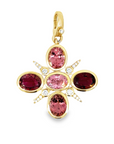 Tourmaline and Diamond Pendant