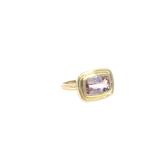 Gold and Pink Tourmaline Ring