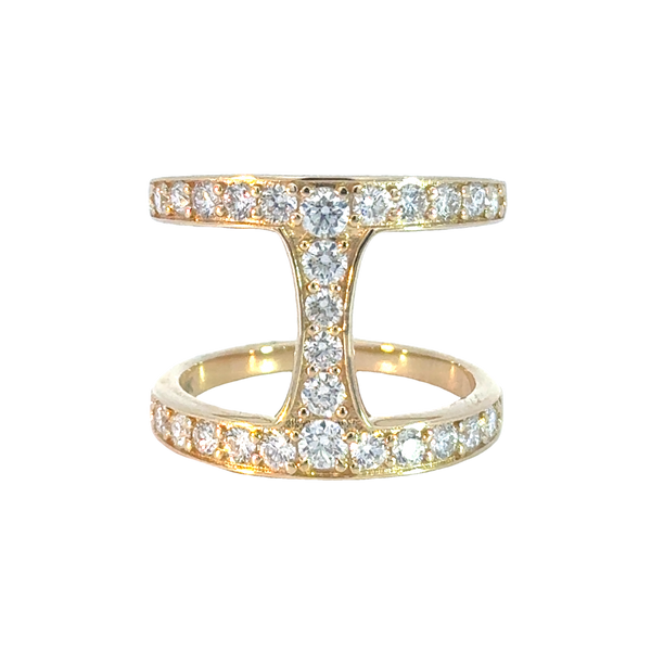 Independence Diamond Strap Ring