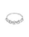 White Gold and Diamond Baguette Ring