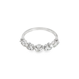 White Gold and Diamond Baguette Ring