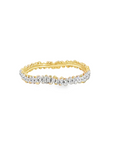 Diamond Wavy Stacking Ring