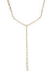 Diamond Lariat Tennis Necklace