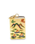 Customizable Antique Wooden Mahjong Tile Pendant Charm