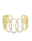 Hinged Circle Cuff Bracelet